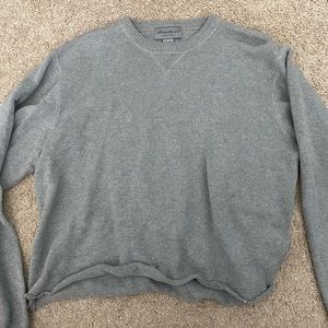 Eddie Bauer grey cropped sweatshirt